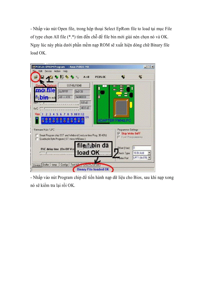 image for page Mainboard Cách nạp lại BIOS ROM