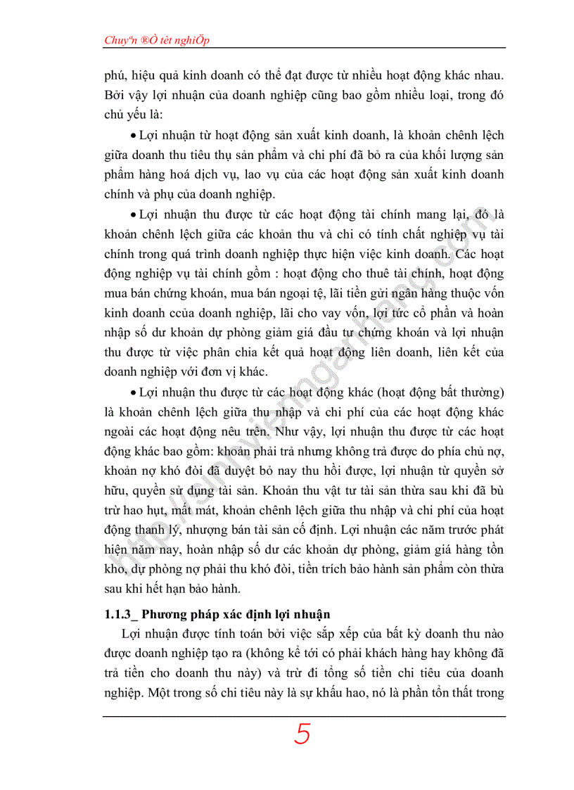 image for page Lợi nhuận và giải pháp gia tăng lợi nhuận tại Công ty Xây lắp Phát triển nhà số 1