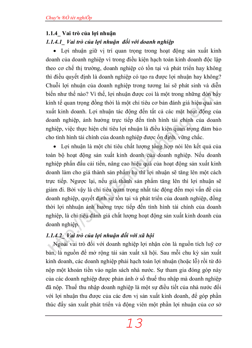 image for page Lợi nhuận và giải pháp gia tăng lợi nhuận tại Công ty Xây lắp Phát triển nhà số 1