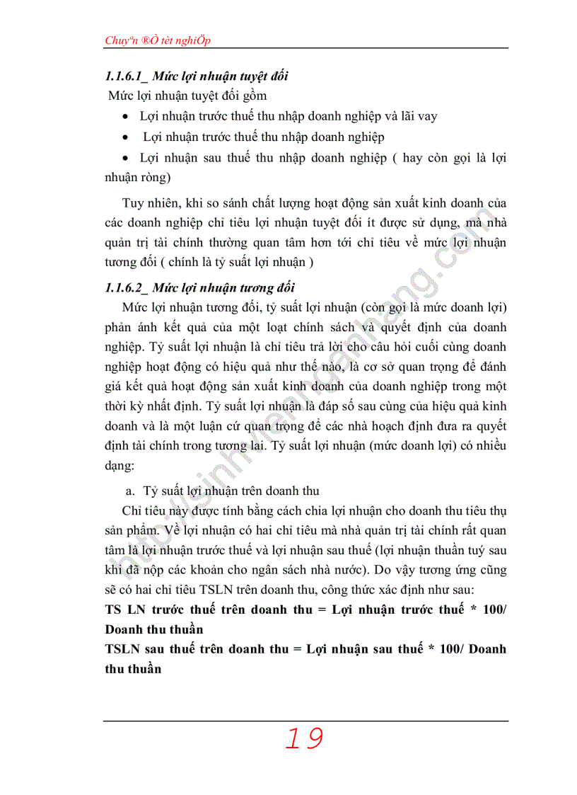 image for page Lợi nhuận và giải pháp gia tăng lợi nhuận tại Công ty Xây lắp Phát triển nhà số 1