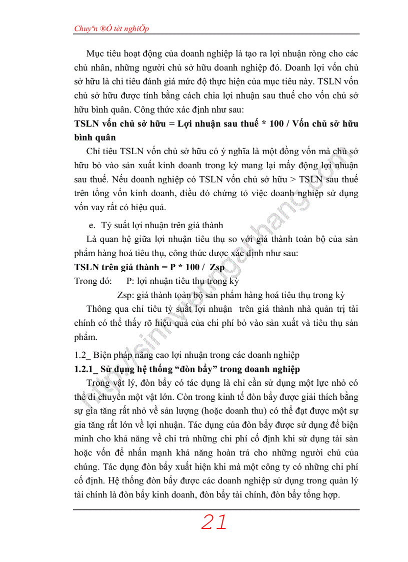 image for page Lợi nhuận và giải pháp gia tăng lợi nhuận tại Công ty Xây lắp Phát triển nhà số 1
