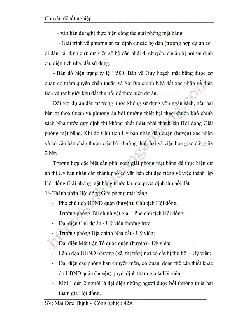 image for page Những biện pháp nhằm đẩy nhanh tiến độ giải phóng mặt bằng ở một số dự án trên địa bàn Hà Nội tại Công ty Đầu tư phát triển nhà số 2