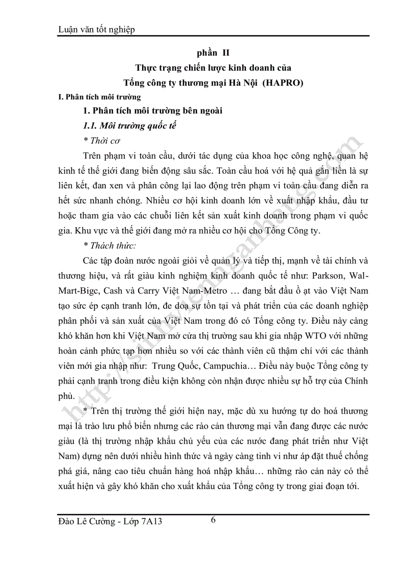 image for page Một số giải pháp hoàn thiện công tác lập chiến lược kinh doanh của Tổng công ty Thương mại Hà Nội từ nay đến 2010