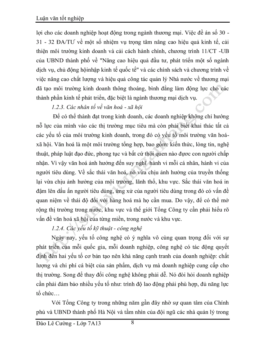 image for page Một số giải pháp hoàn thiện công tác lập chiến lược kinh doanh của Tổng công ty Thương mại Hà Nội từ nay đến 2010