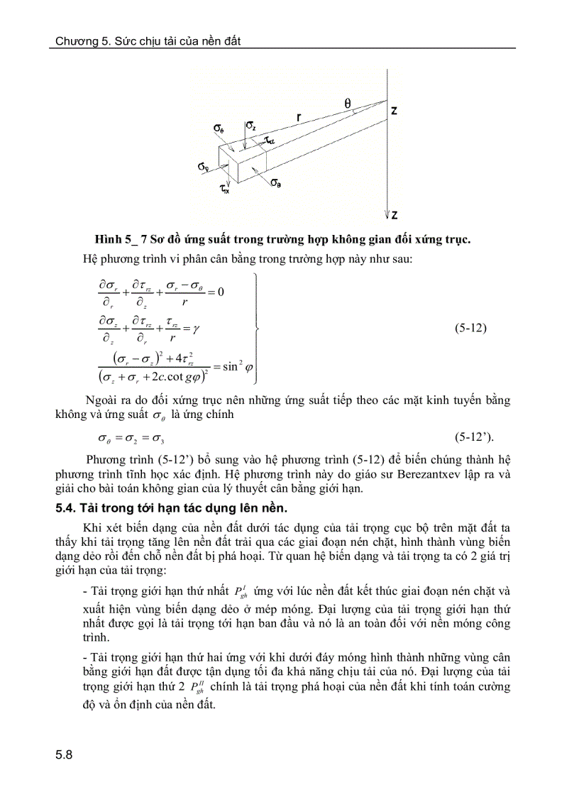 image for page Lý thuyết về trạng thái ứng suất giới hạn của đất và ứng dụng của nó