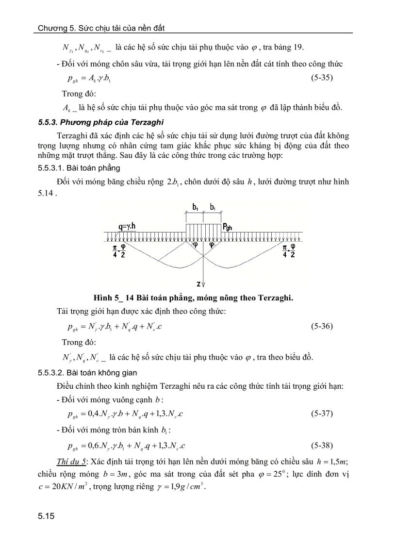 image for page Lý thuyết về trạng thái ứng suất giới hạn của đất và ứng dụng của nó