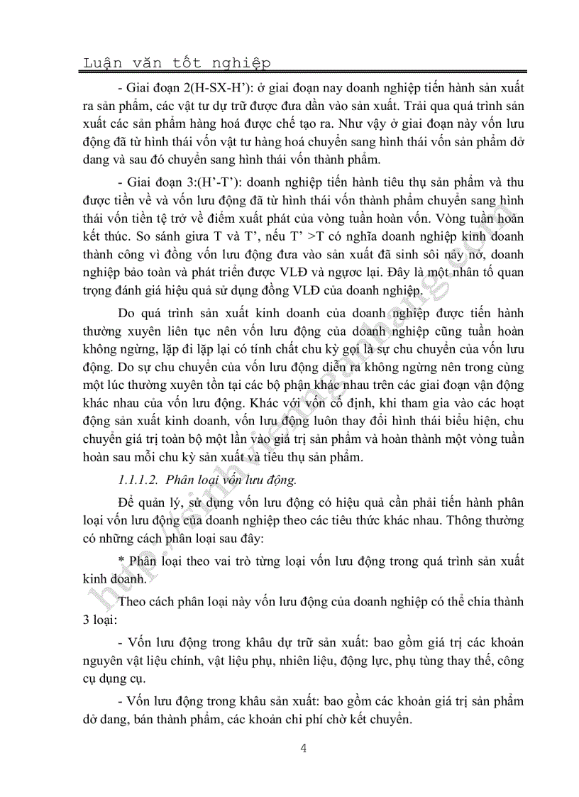 image for page Quản trị và nâng cao hiệu quả sử dụng vốn lưu động tại Công ty In Thương mại Dịch vụ Ngân hàng