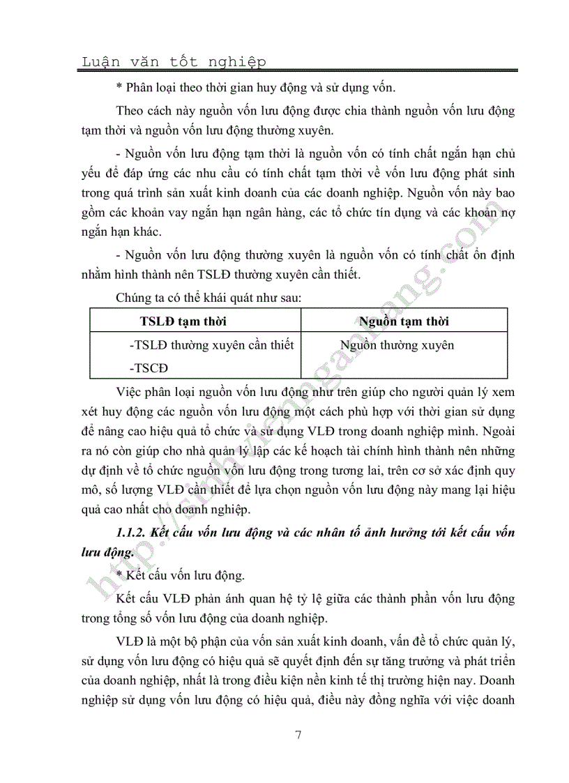 image for page Quản trị và nâng cao hiệu quả sử dụng vốn lưu động tại Công ty In Thương mại Dịch vụ Ngân hàng
