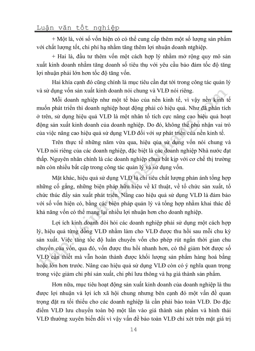 image for page Quản trị và nâng cao hiệu quả sử dụng vốn lưu động tại Công ty In Thương mại Dịch vụ Ngân hàng