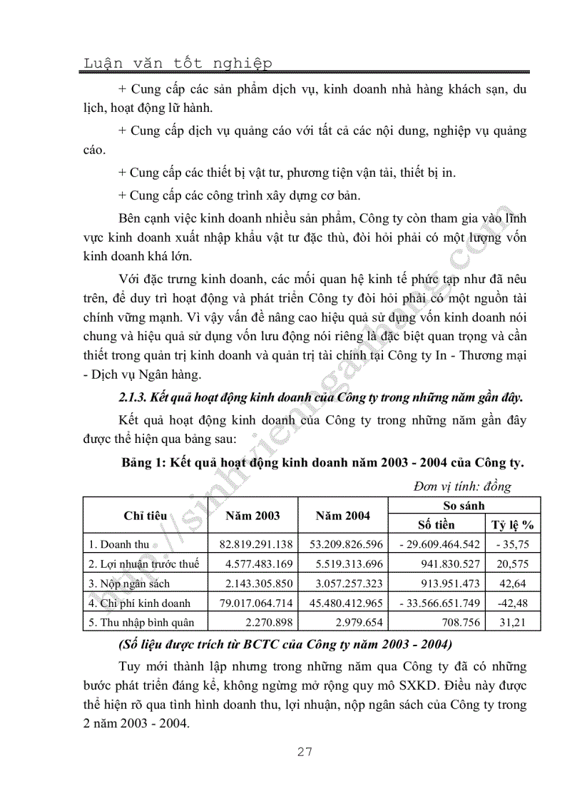 image for page Quản trị và nâng cao hiệu quả sử dụng vốn lưu động tại Công ty In Thương mại Dịch vụ Ngân hàng