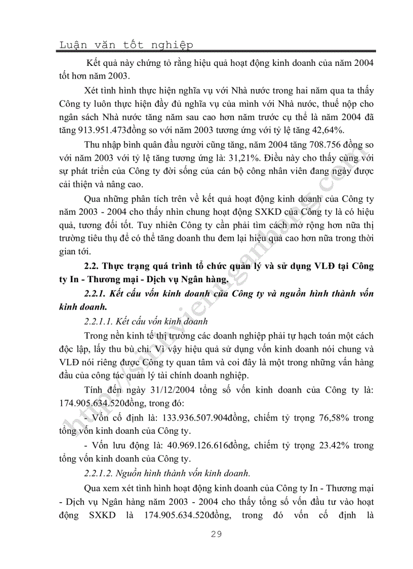 image for page Quản trị và nâng cao hiệu quả sử dụng vốn lưu động tại Công ty In Thương mại Dịch vụ Ngân hàng