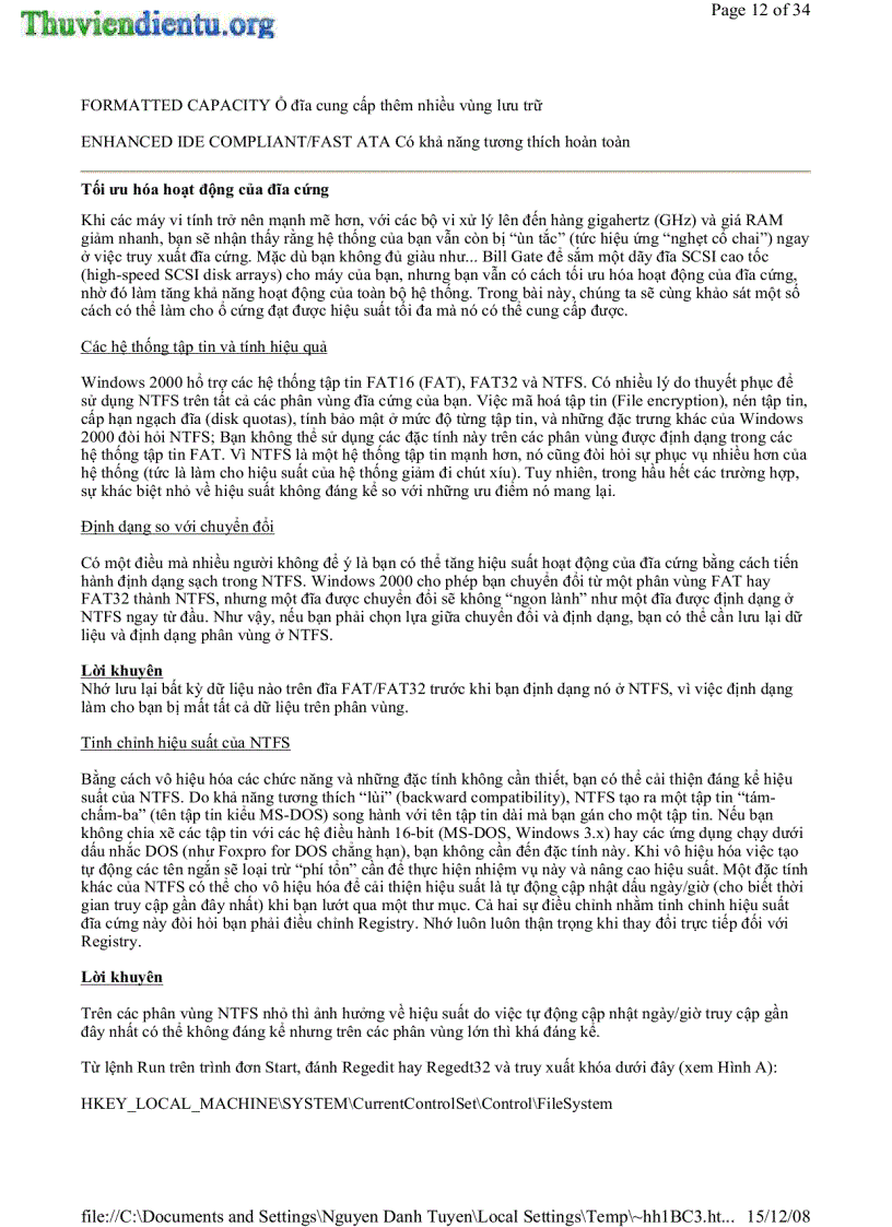 image for page Thủ thuật cắt BAD ổ cứng