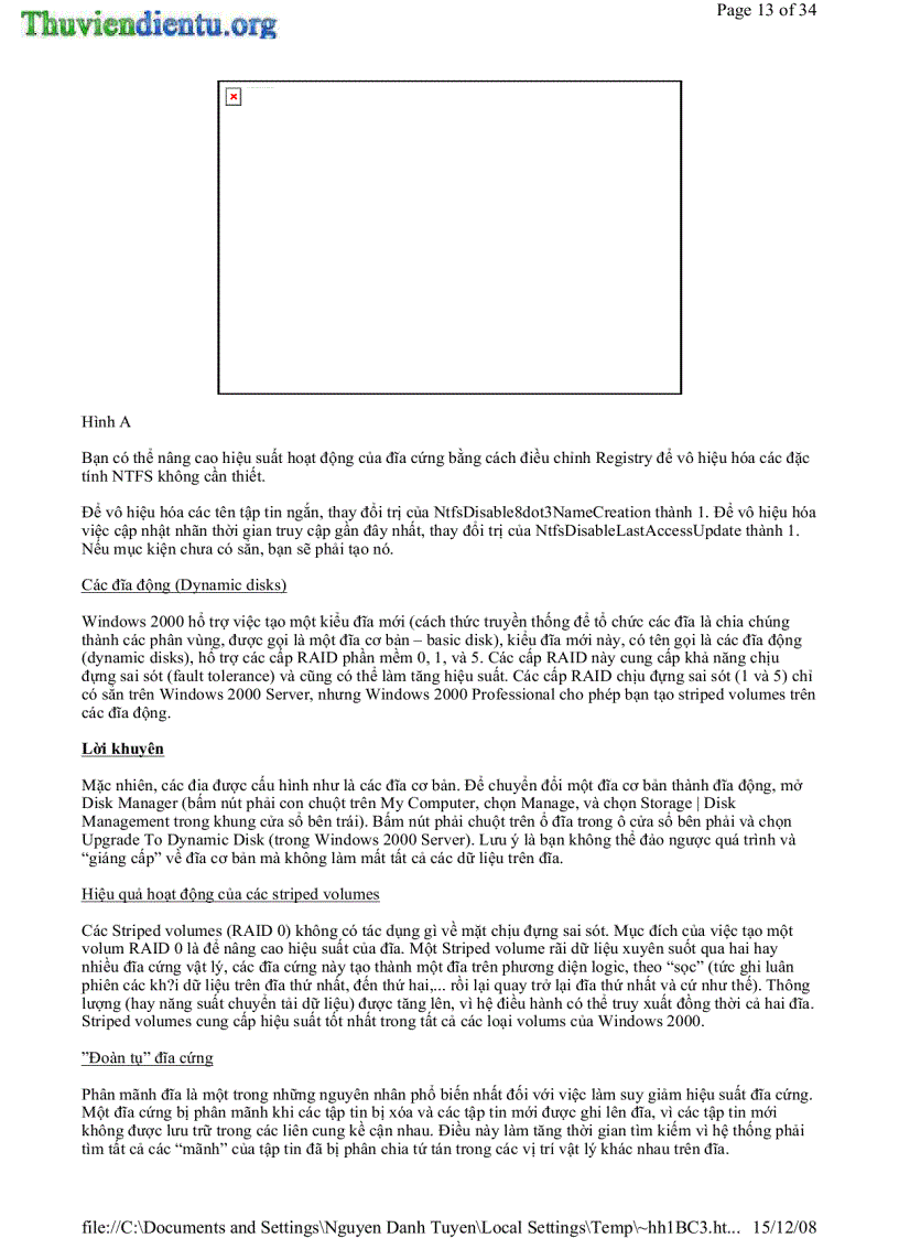 image for page Thủ thuật cắt BAD ổ cứng