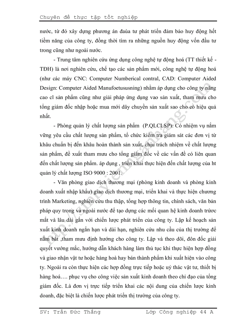 image for page Xây dựng chiến lược phát triển thị trường của Công ty TNHH Nhà nước một thành viên cơ khí Hà Nội trong giai đoạn 2005 2015