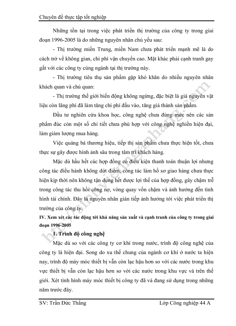 image for page Xây dựng chiến lược phát triển thị trường của Công ty TNHH Nhà nước một thành viên cơ khí Hà Nội trong giai đoạn 2005 2015