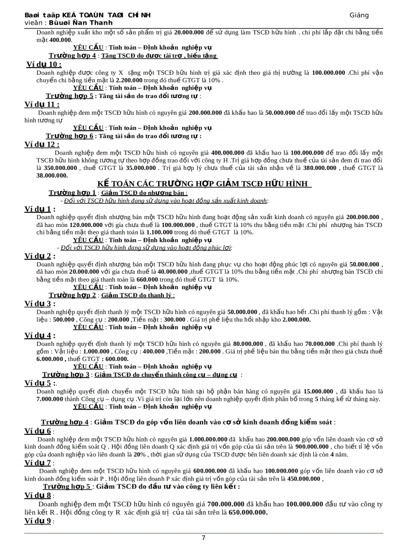 image for page Bài tập kế toán tài chính 2