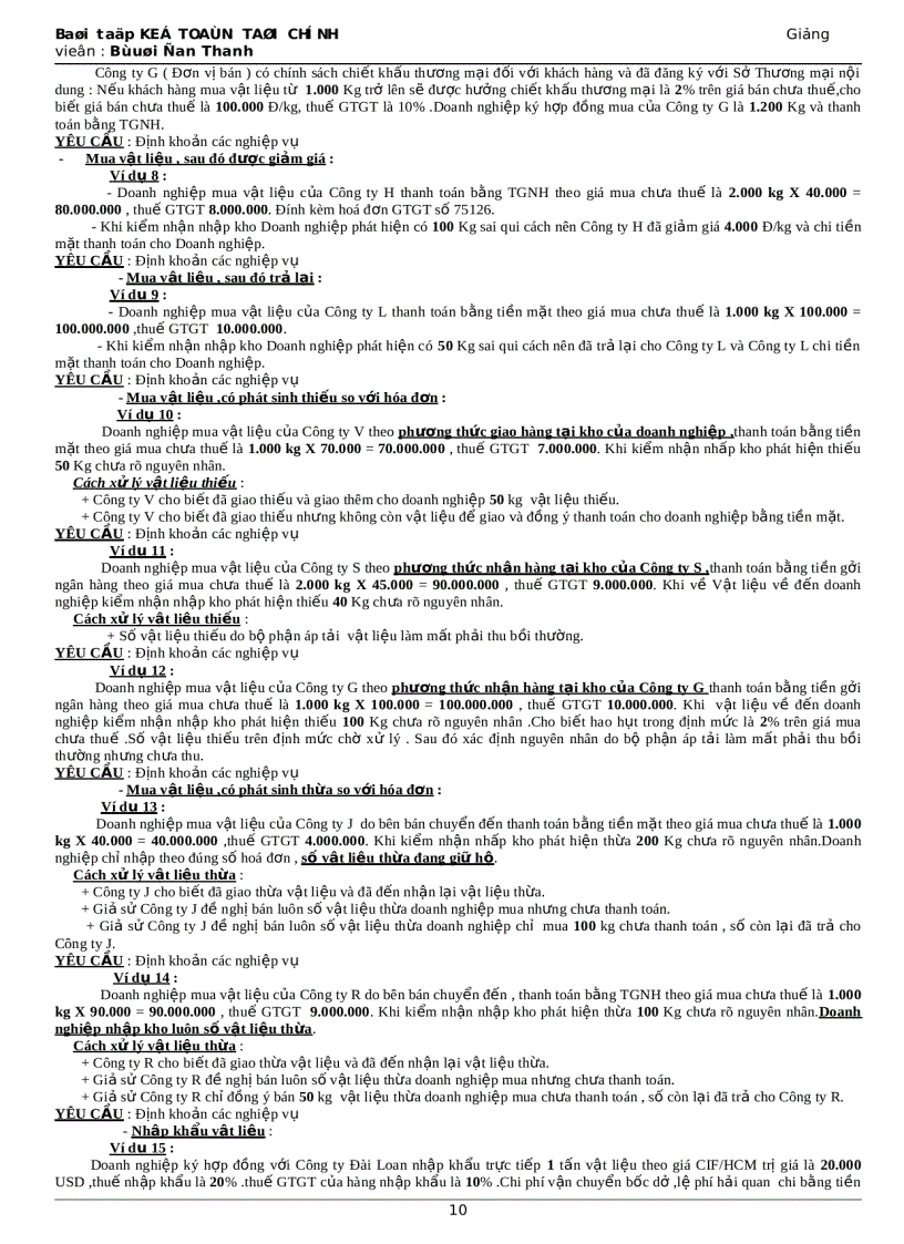 image for page Bài tập kế toán tài chính 2