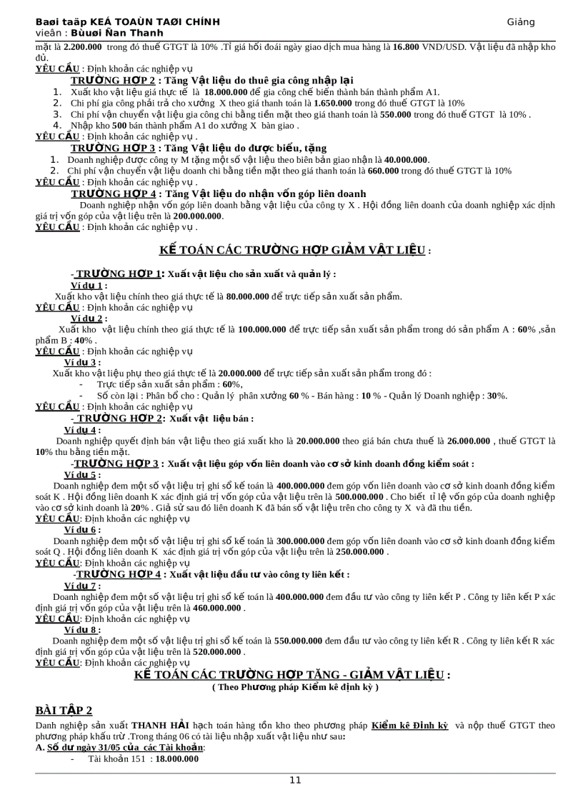 image for page Bài tập kế toán tài chính 2