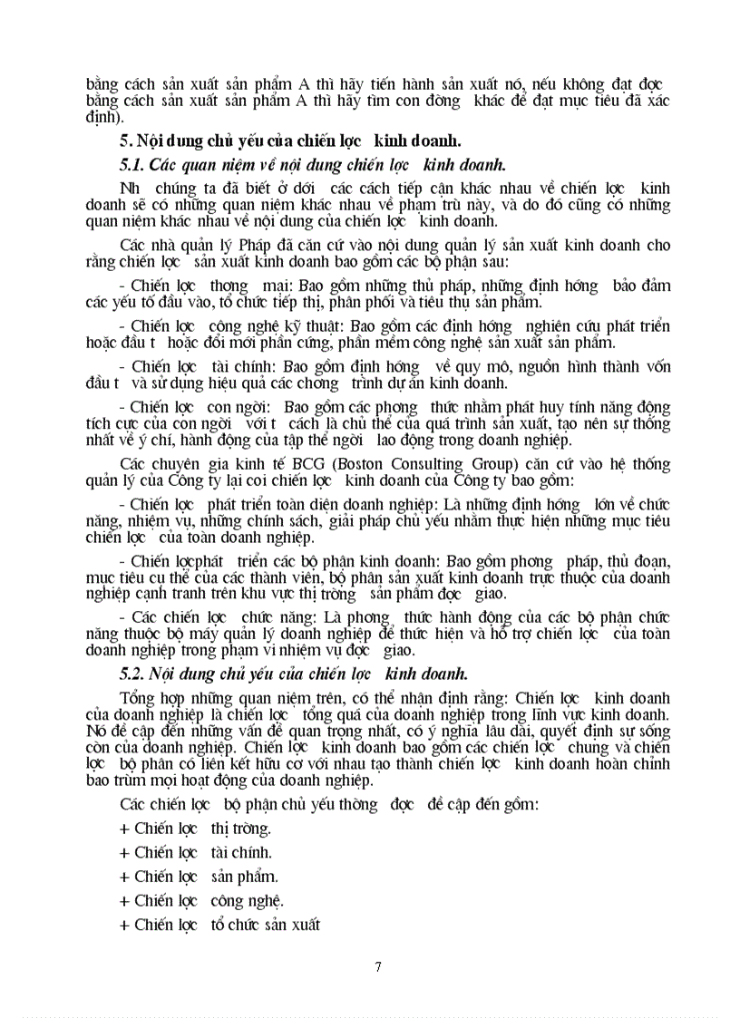 image for page Một số biện pháp chủ yếu nhằm góp phần hoàn thiện quá trình xây dựng chiến lược kinh doanh ở Công ty Xây lắp Vật tư Vận tải Sông Đà 12