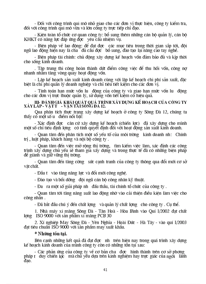 image for page Một số biện pháp chủ yếu nhằm góp phần hoàn thiện quá trình xây dựng chiến lược kinh doanh ở Công ty Xây lắp Vật tư Vận tải Sông Đà 12