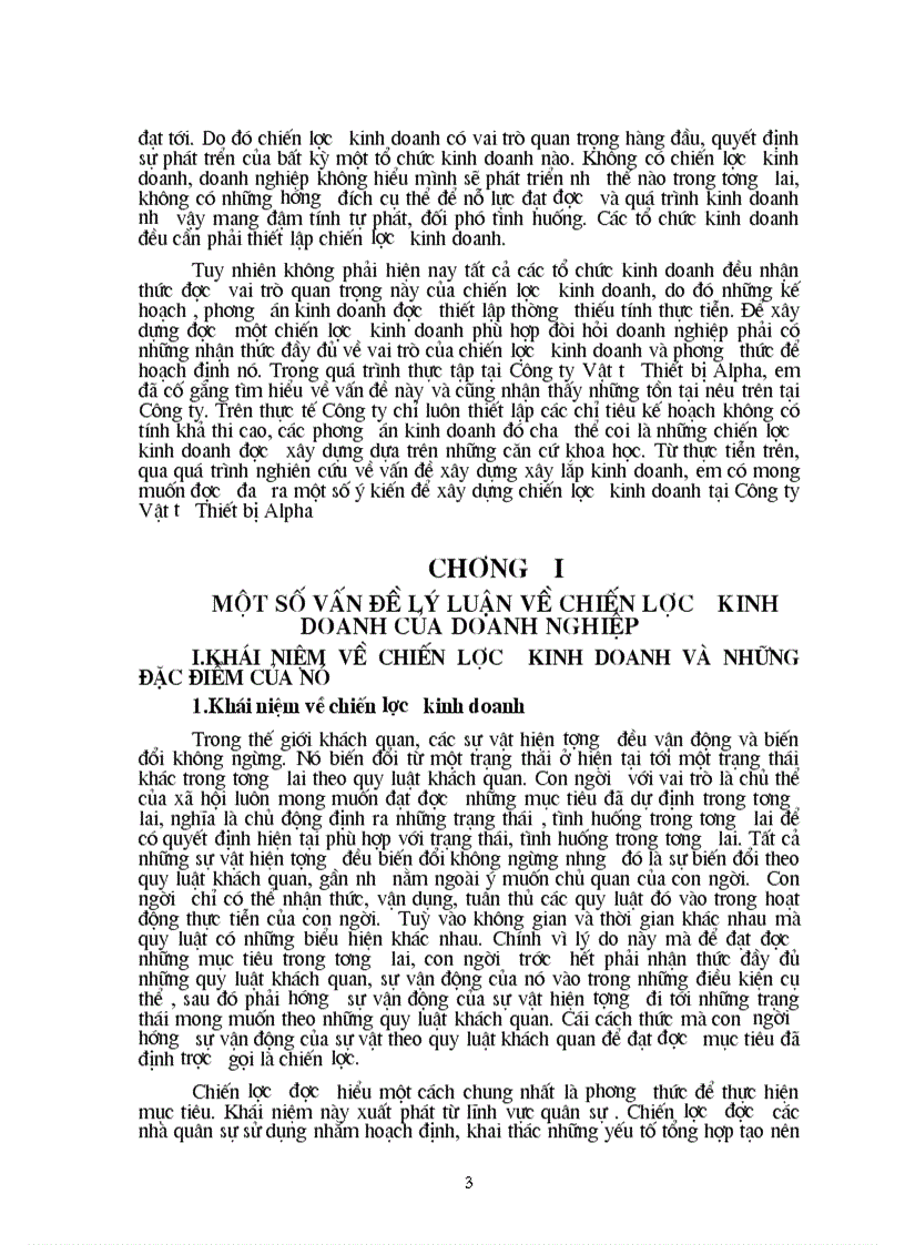 image for page Xây dựng chiến lược kinh doanh tại Công ty Vật tư Thiết bị Alpha
