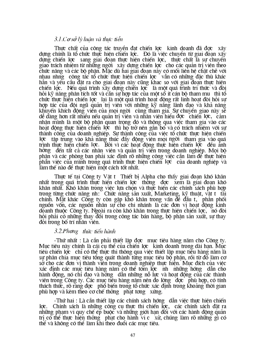 image for page Xây dựng chiến lược kinh doanh tại Công ty Vật tư Thiết bị Alpha