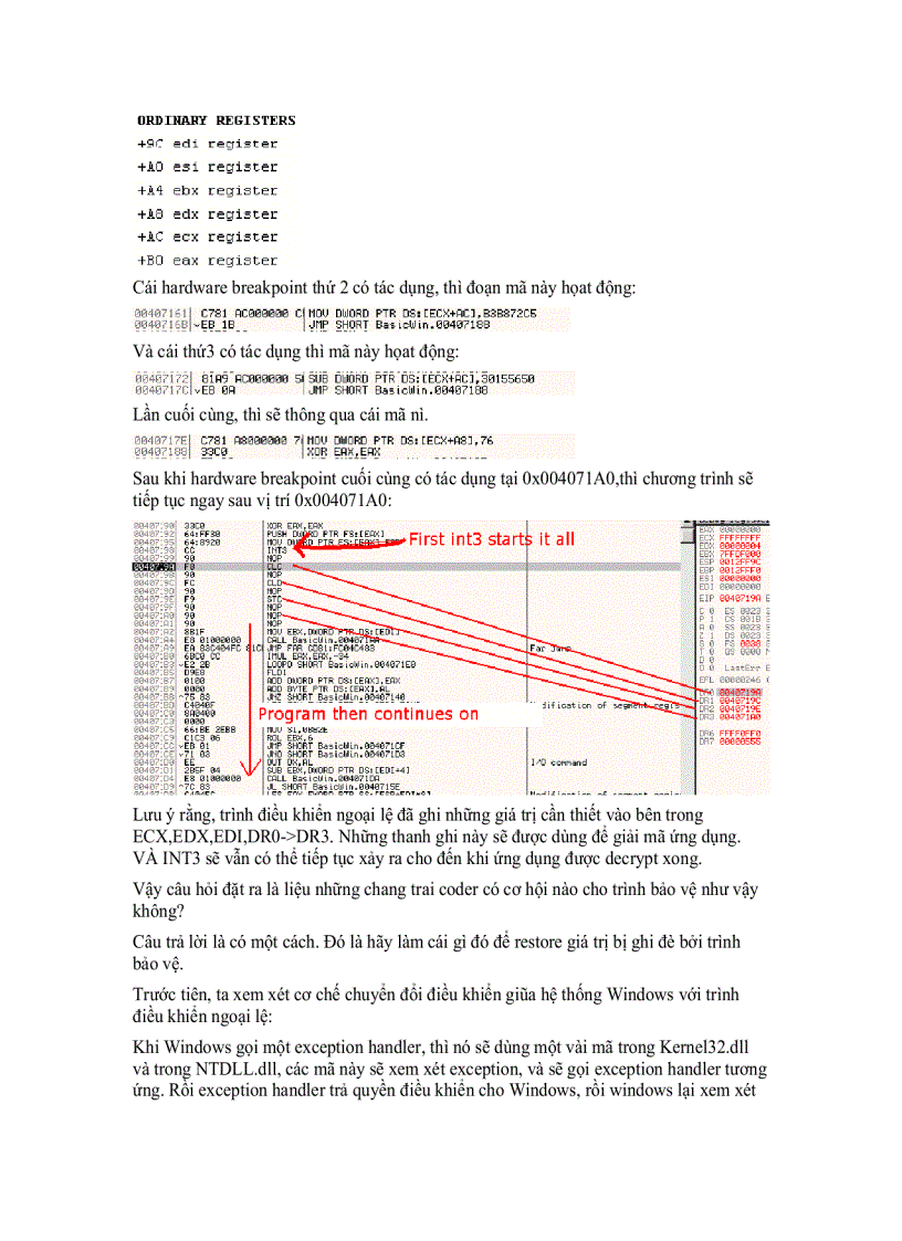 image for page Analyze ACProtect s use of HardWare Debug Register Lunar of ARTeam