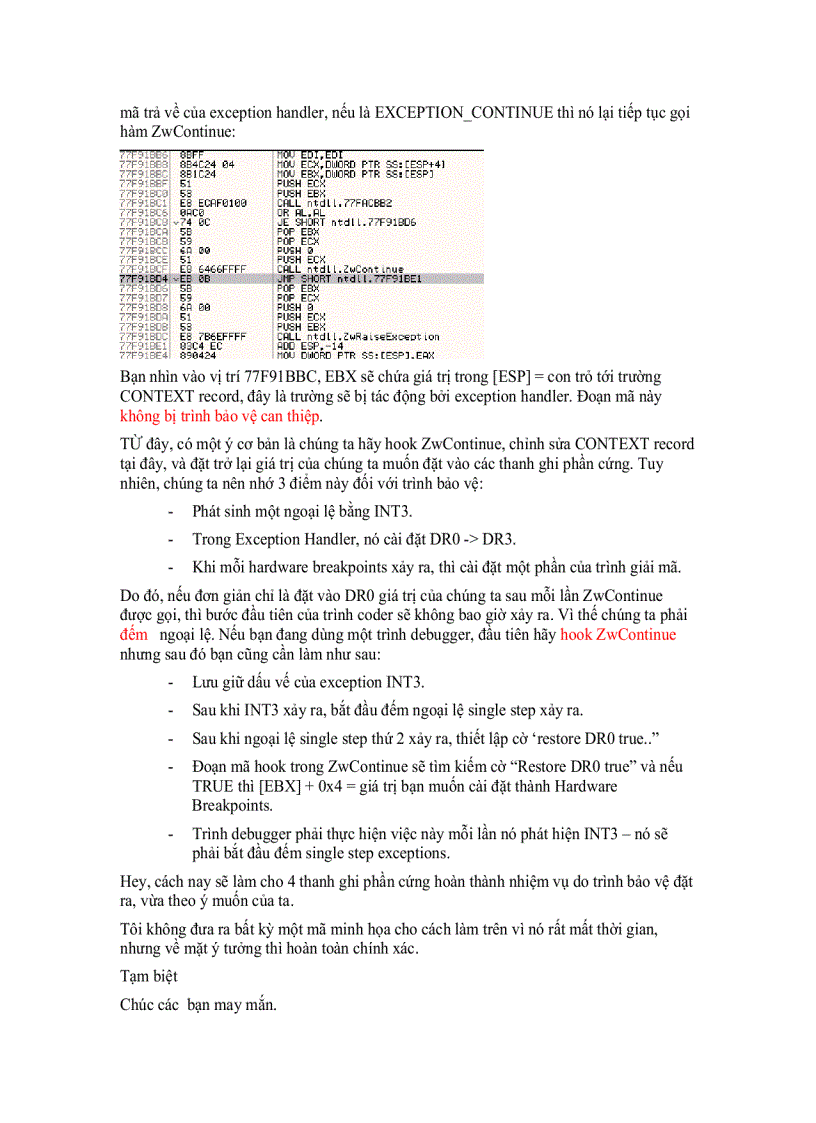 image for page Analyze ACProtect s use of HardWare Debug Register Lunar of ARTeam