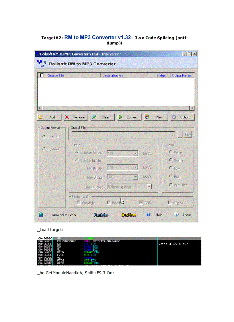 image for page Armadillo 4 xx Code Splicing