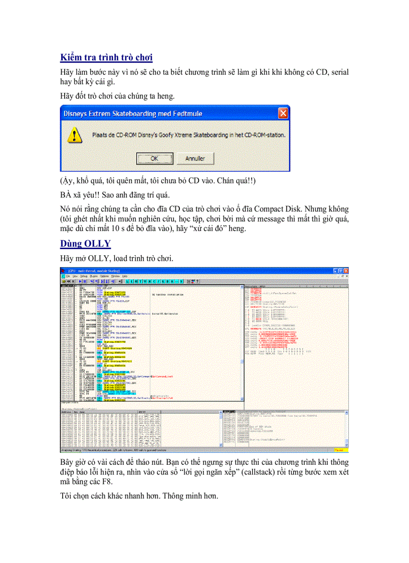image for page Defeating a simple CD check