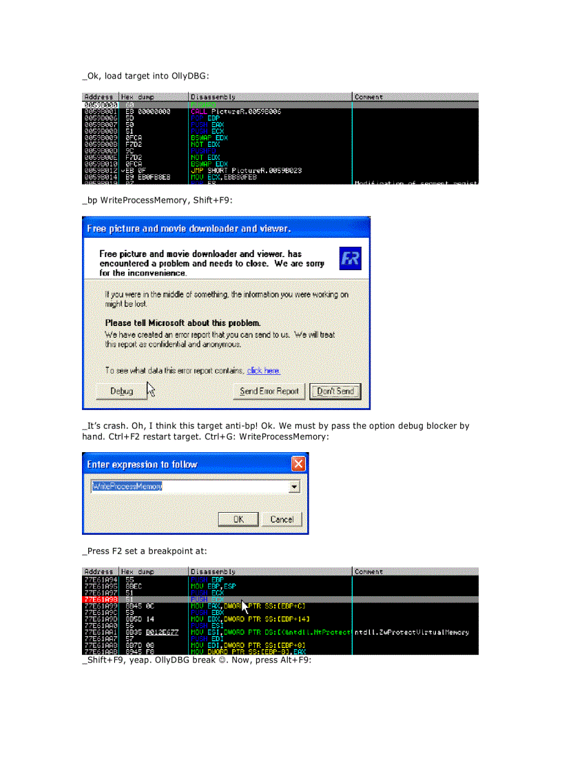 image for page Armadillo 4 xx Import Elimination Nanomites Complete tut