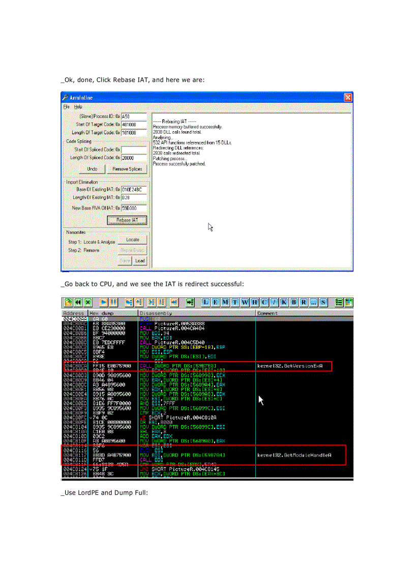 image for page Armadillo 4 xx Import Elimination Nanomites Complete tut