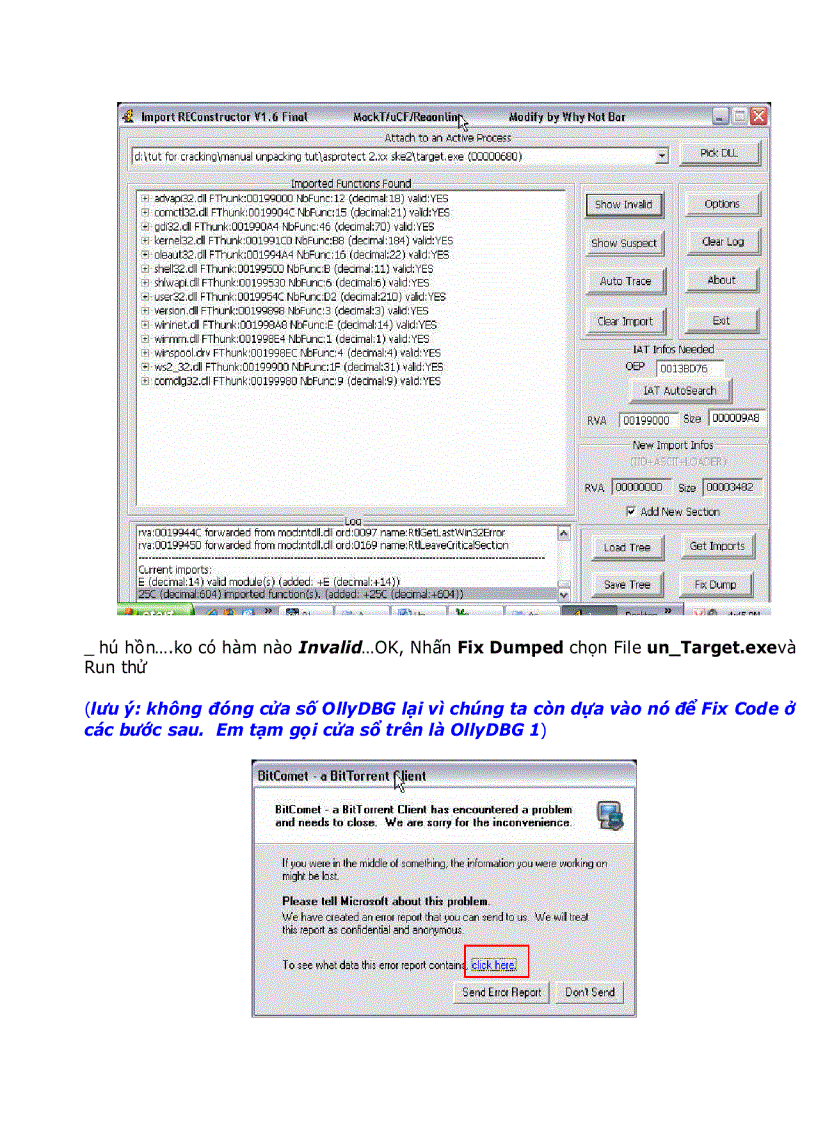 image for page Unpacking ASProtect 2 3 SKE build 06 26