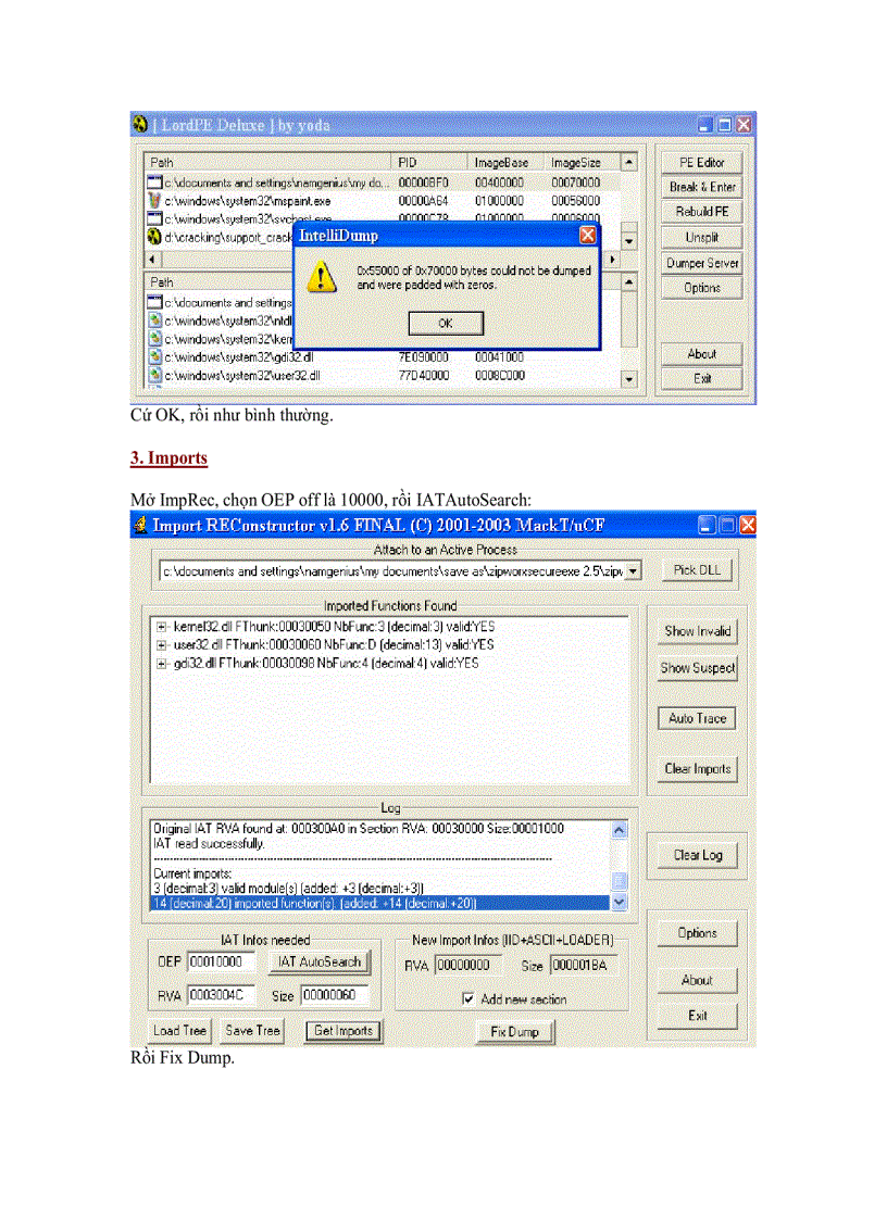 image for page ZipWorx Secure EXE 2 5 manually unpacking