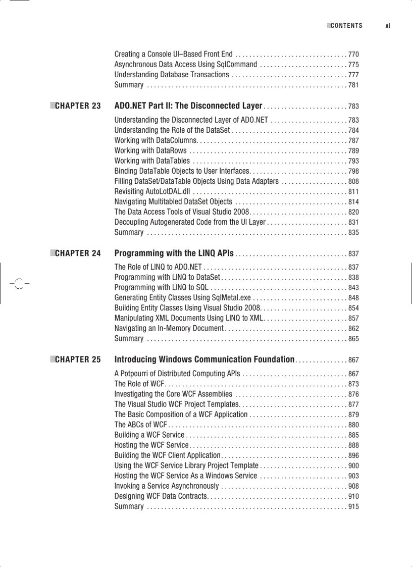 image for page Pro C 2008 and the NET 3 5 Platform