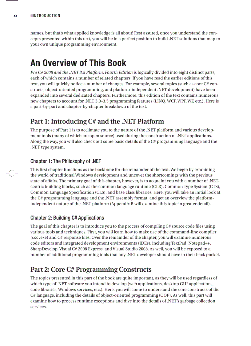 image for page Pro C 2008 and the NET 3 5 Platform