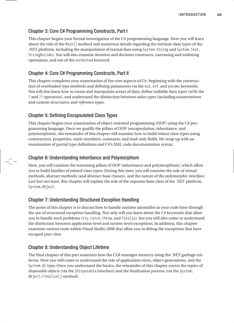 image for page Pro C 2008 and the NET 3 5 Platform