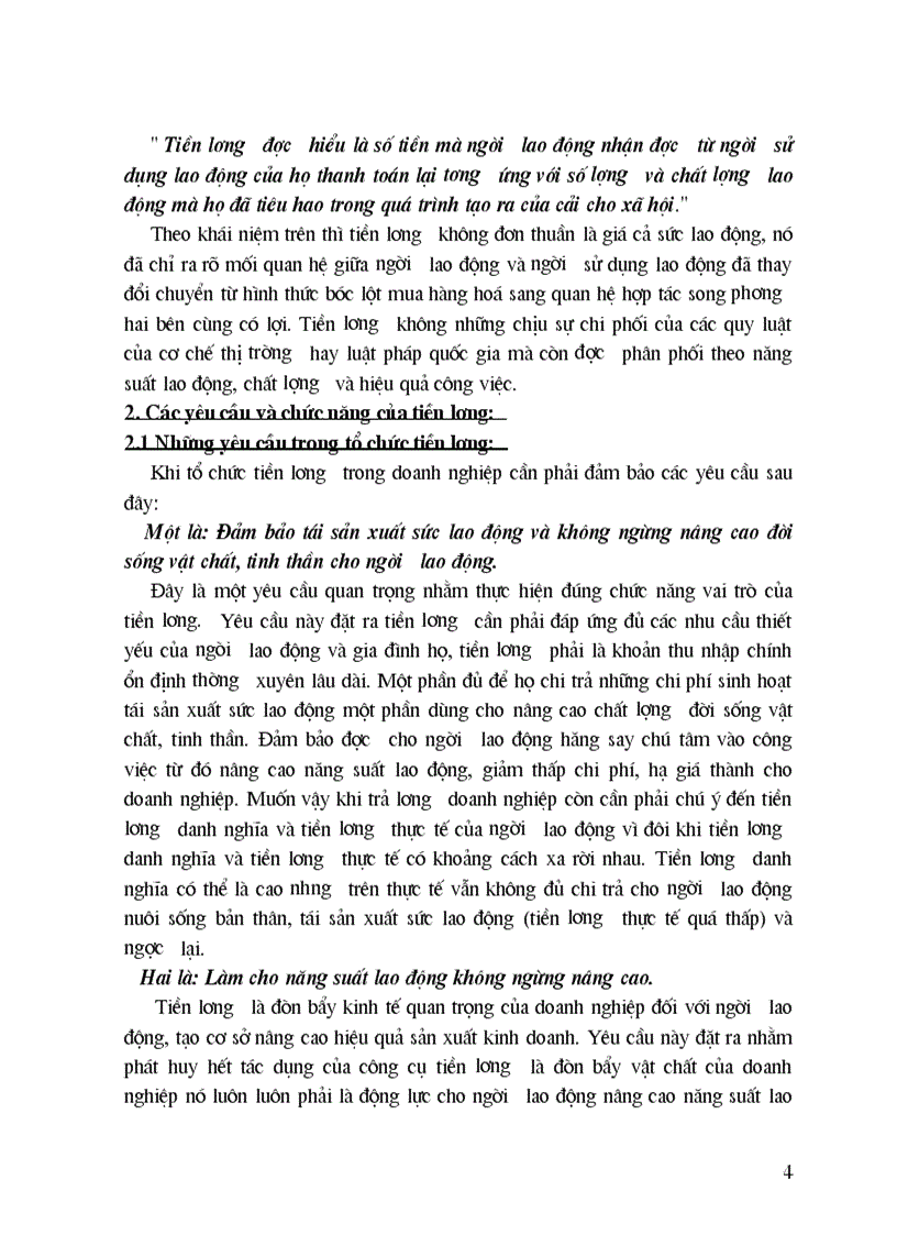 image for page Hoàn thiện các hình thức trả lương tại công ty cầu I Thăng Long