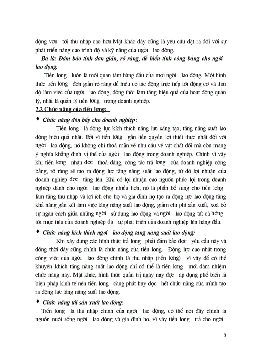 image for page Hoàn thiện các hình thức trả lương tại công ty cầu I Thăng Long