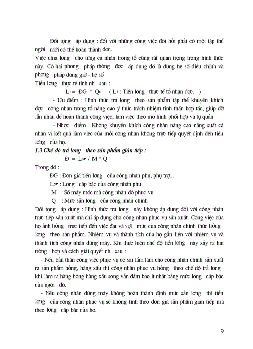 image for page Hoàn thiện các hình thức trả lương tại công ty cầu I Thăng Long