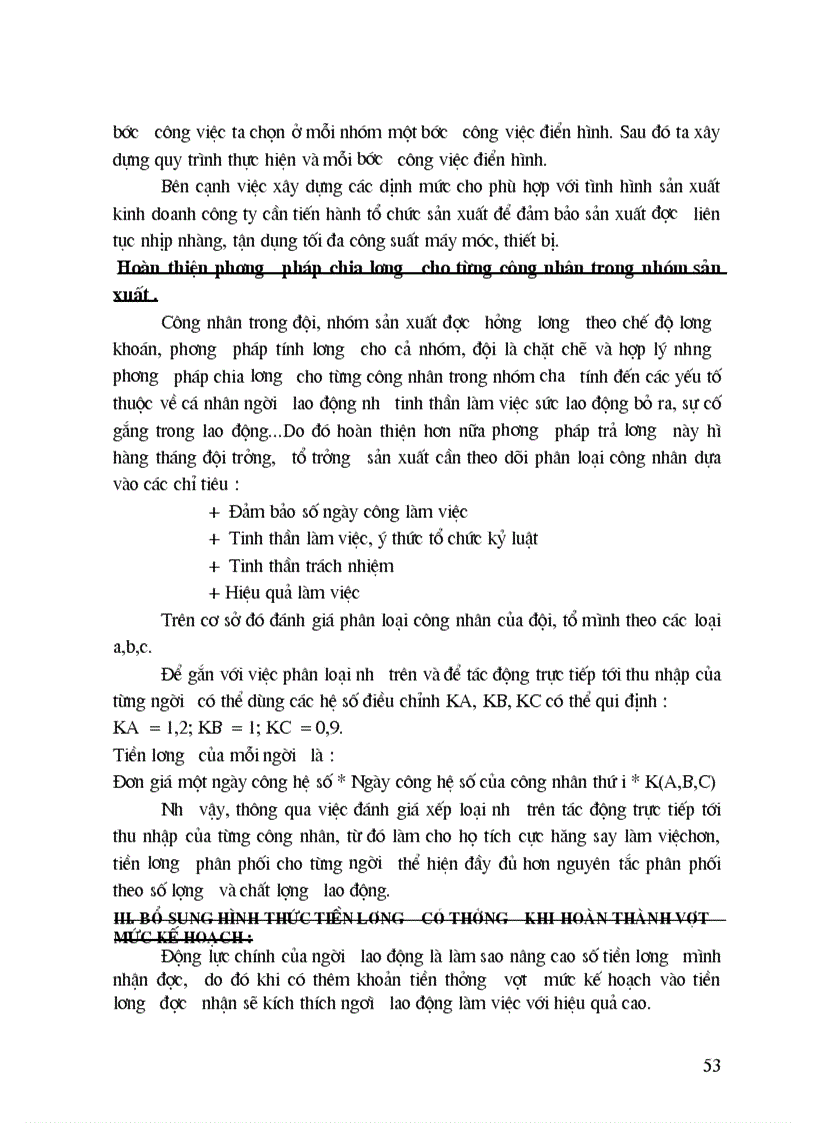 image for page Hoàn thiện các hình thức trả lương tại công ty cầu I Thăng Long