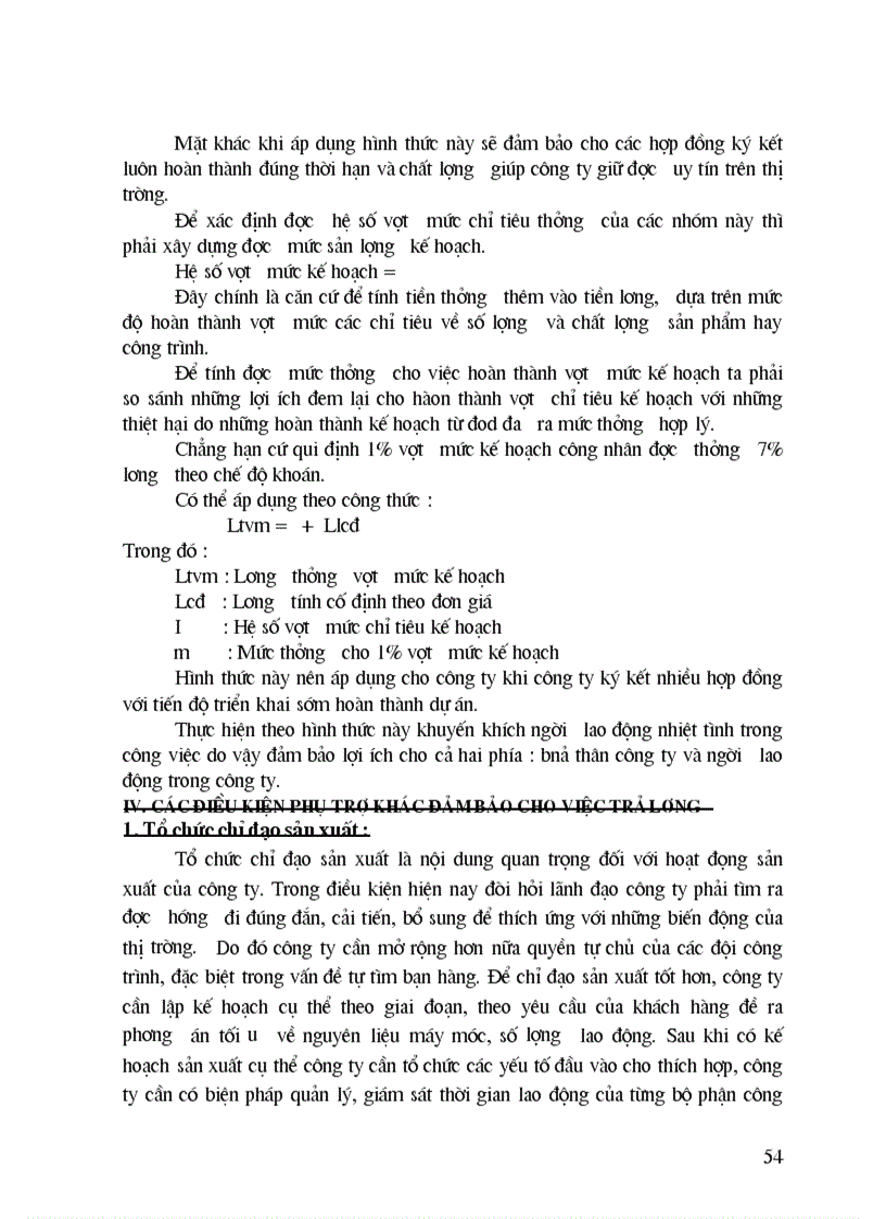 image for page Hoàn thiện các hình thức trả lương tại công ty cầu I Thăng Long