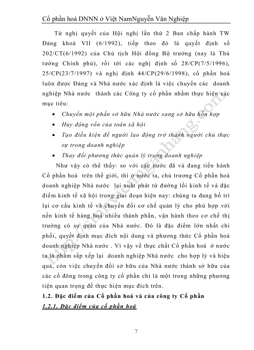 image for page Cổ phần hóa
