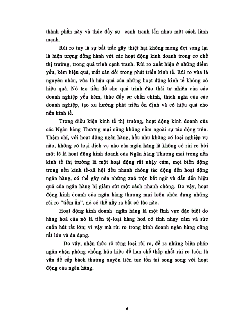 image for page Rủi ro trong hoạt động ngân hàng