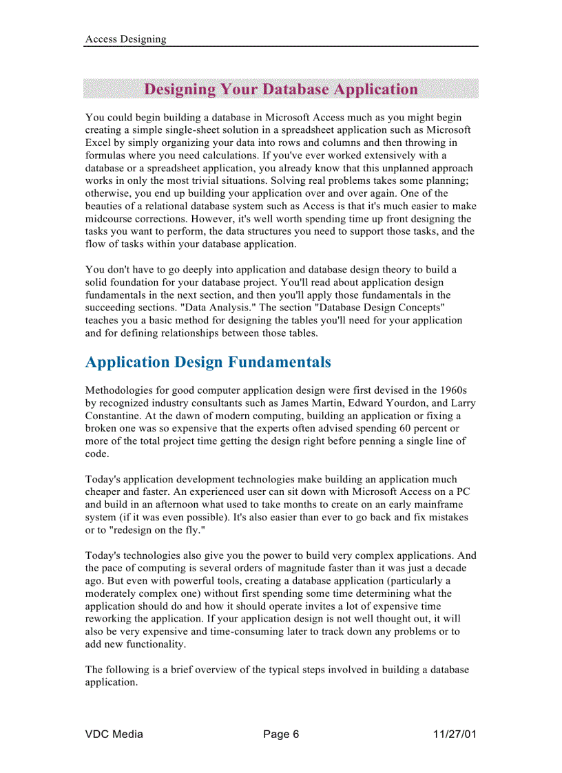 image for page Access Design