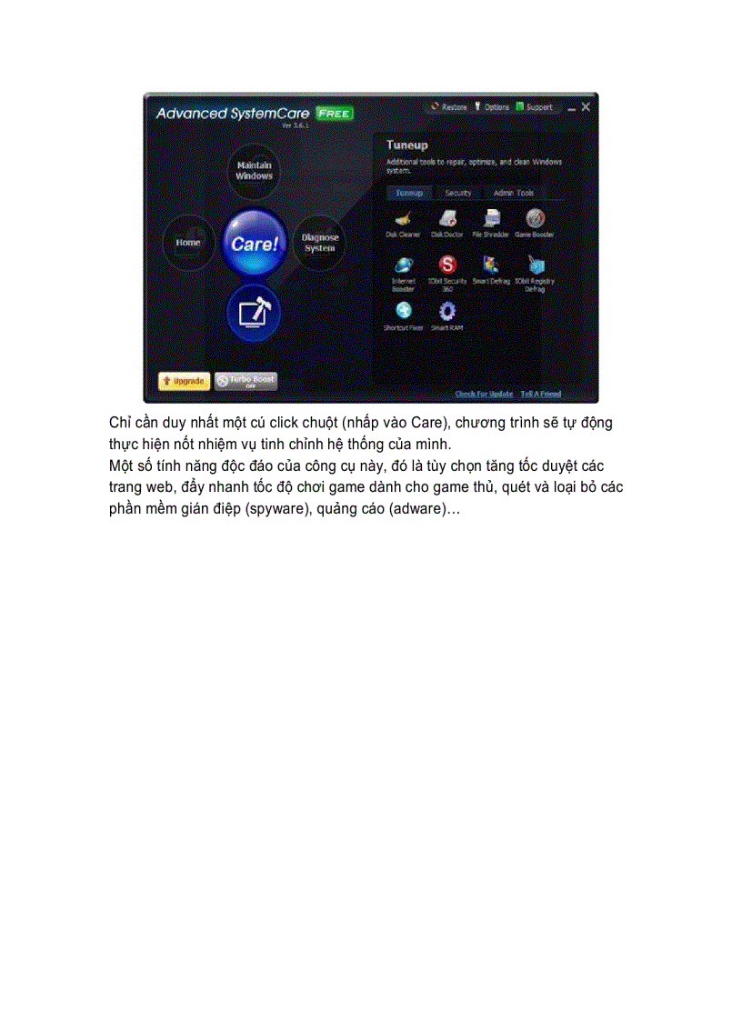 image for page Những công cụ tối ưu hệ thống miễn phí và hiệu quả