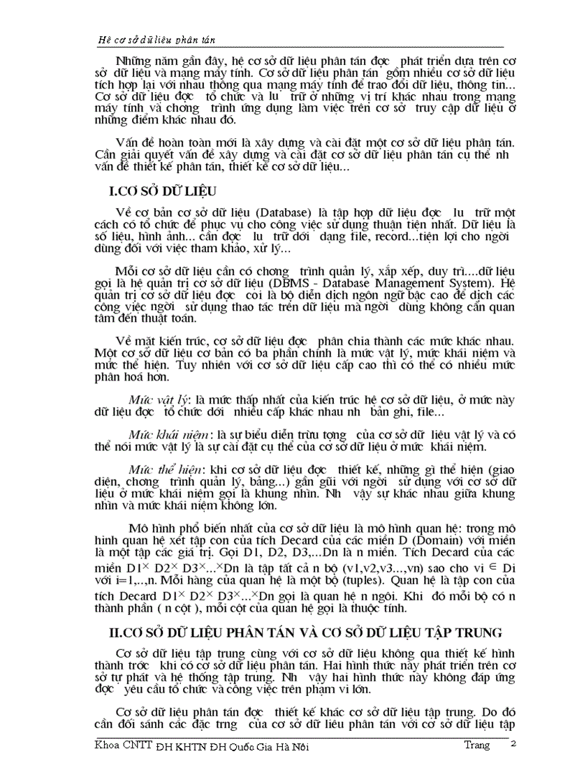 image for page Cơ sở dữ liệu phân tán