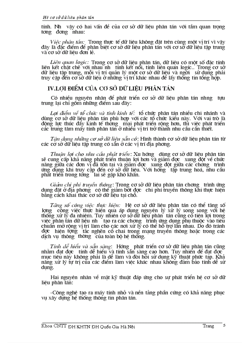 image for page Cơ sở dữ liệu phân tán