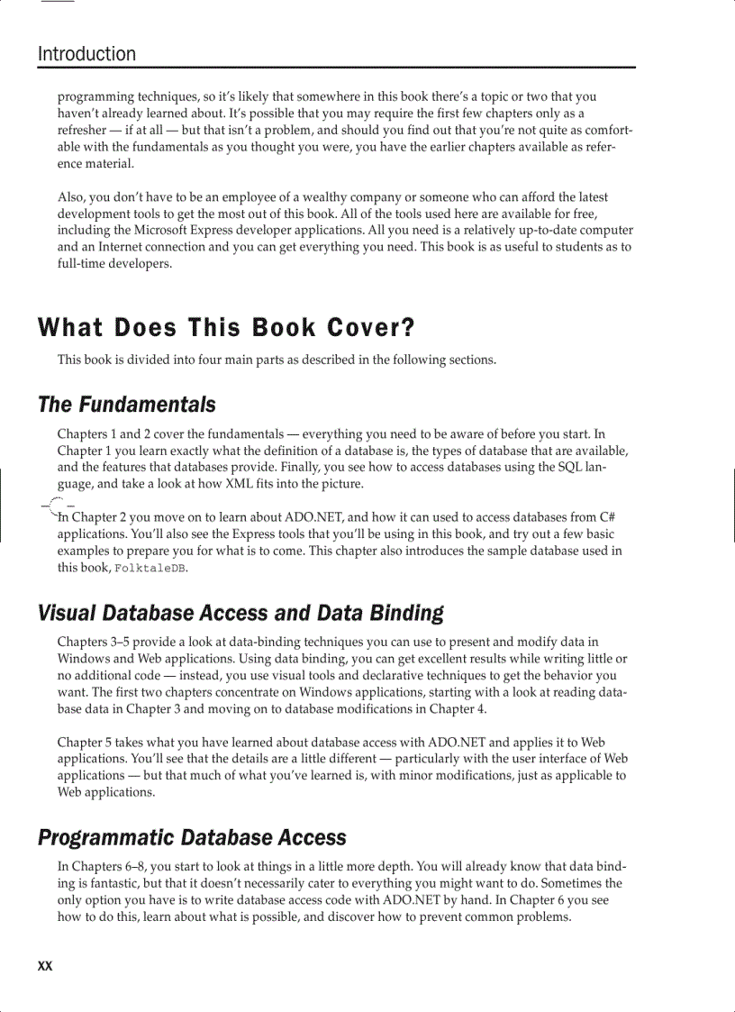 image for page Beginning C 2005 Databases