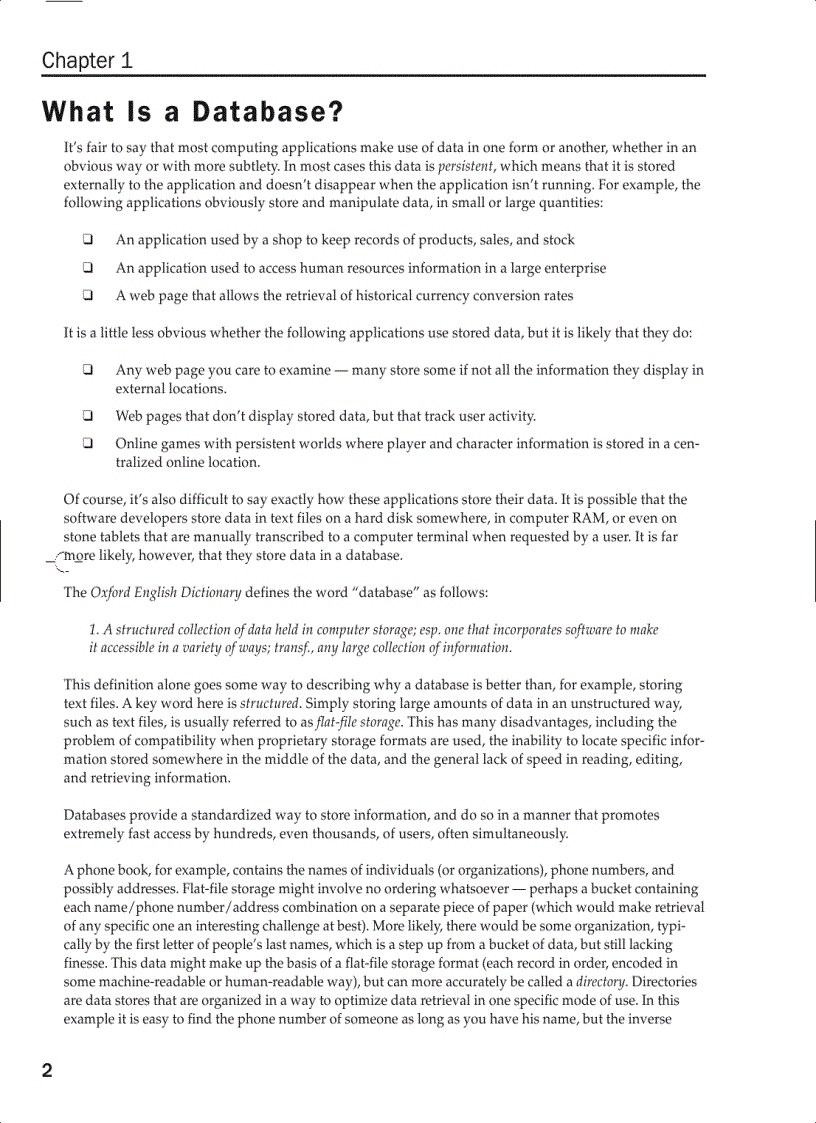 image for page Beginning C 2005 Databases